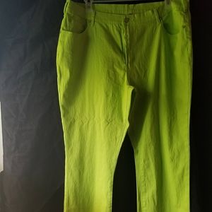 Diane Gilman 2 lime jeans
